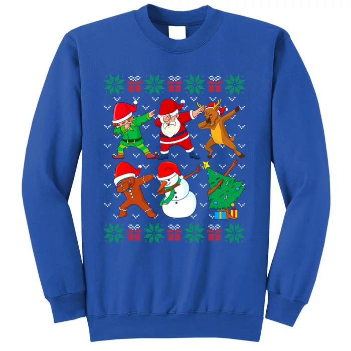 Dabbing Santa Elf Friends Ugly Xmas Cool Gift Sweatshirt