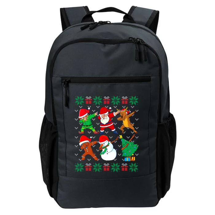 Dabbing Santa Elf Friends Ugly Xmas Cool Gift Daily Commute Backpack