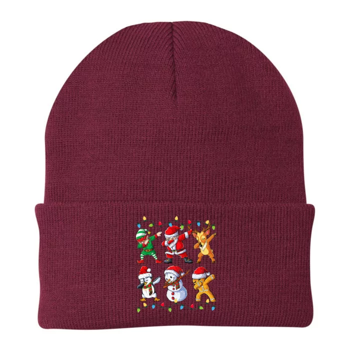 Dabbing Santa Elf Friends Christmas Xmas Dab Knit Cap Winter Beanie