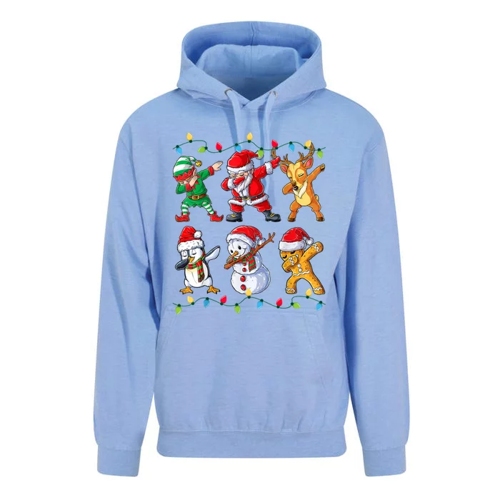 Dabbing Santa Elf Friends Christmas Xmas Dab Unisex Surf Hoodie