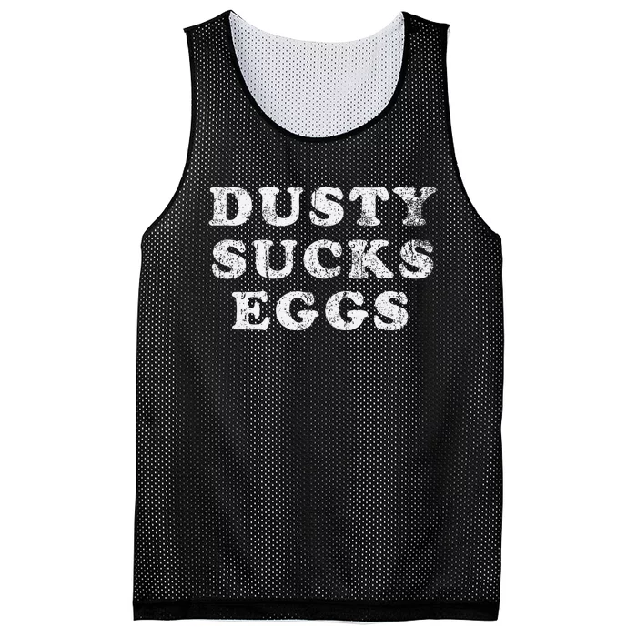 Dusty Sucks Eggs Mesh Reversible Basketball Jersey Tank