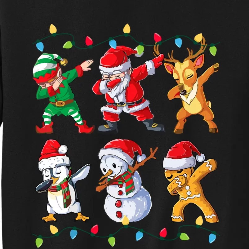 Dabbing Santa Elf Friends Christmas Xmas Dab Sweatshirt