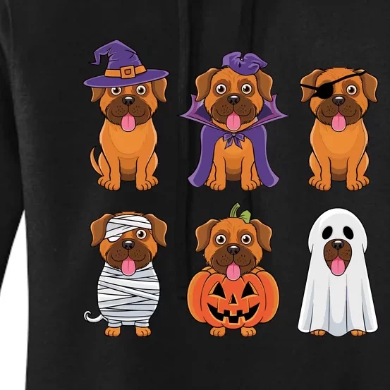 Dog Sets For Halloween 2024 For Dog Lovers And Owners Women's Pullover Hoodie