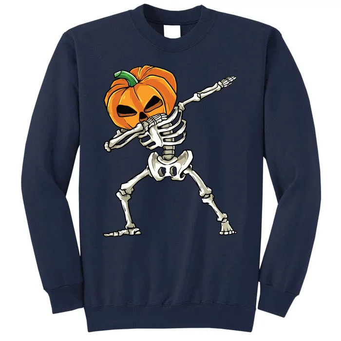 Dabbing Skeleton For Boy Halloween 2024 Tall Sweatshirt