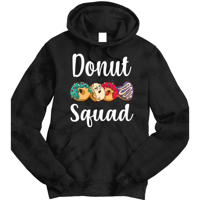 Donut Squad Funny Donut Lover Tie Dye Hoodie