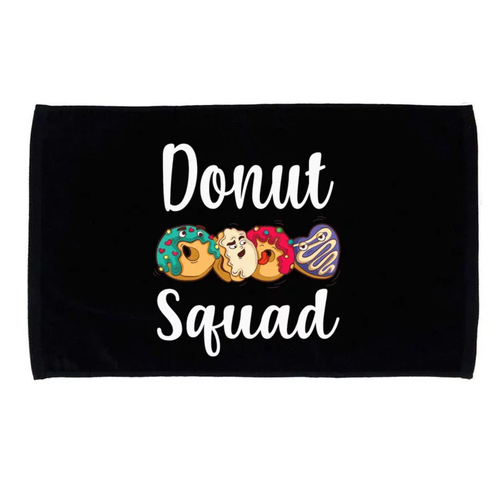 Donut Squad Funny Donut Lover Microfiber Hand Towel