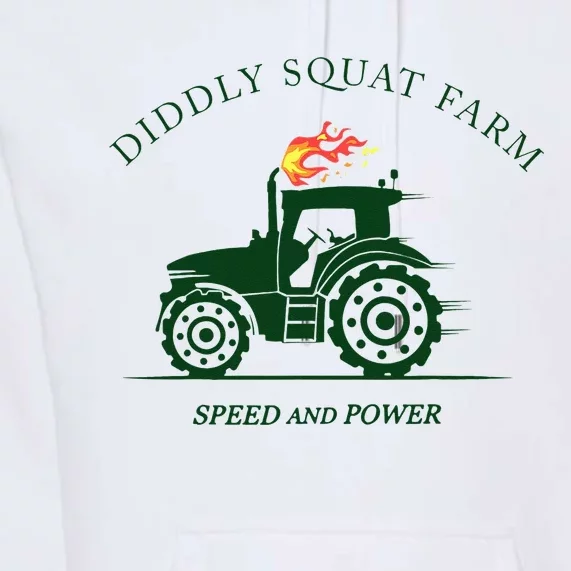 Diddly Squat Farm Green Tractor Farmer Premium Hoodie