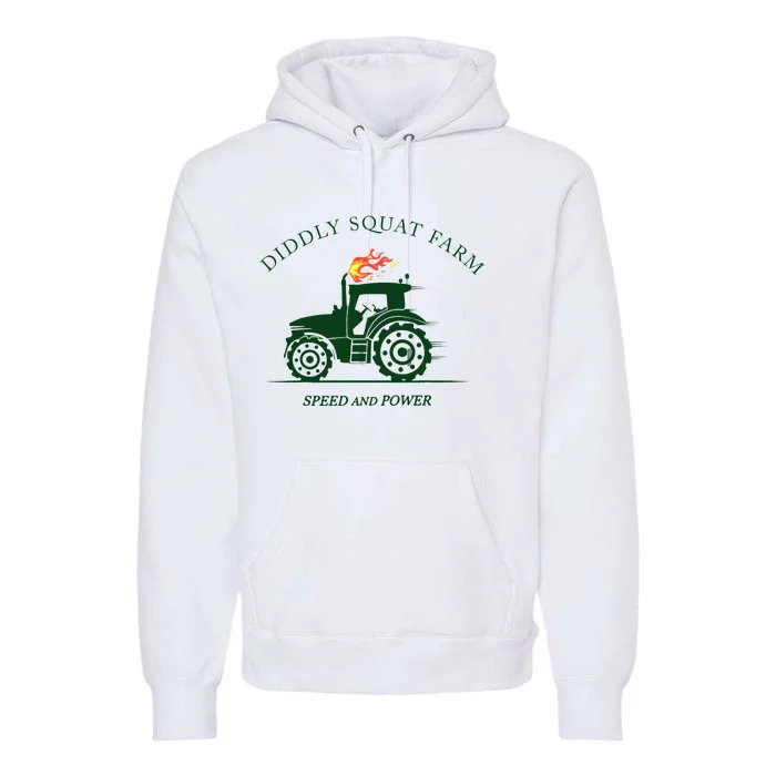 Diddly Squat Farm Green Tractor Farmer Premium Hoodie