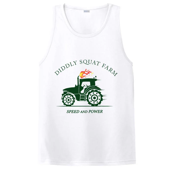 Diddly Squat Farm Green Tractor Farmer Performance Tank