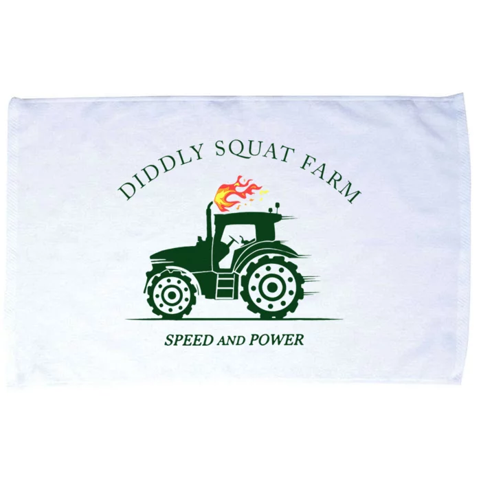 Diddly Squat Farm Green Tractor Farmer Microfiber Hand Towel