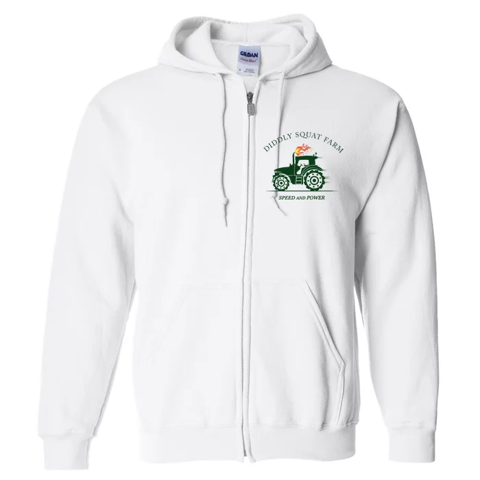 Diddly Squat Farm Green Tractor Farmer Full Zip Hoodie