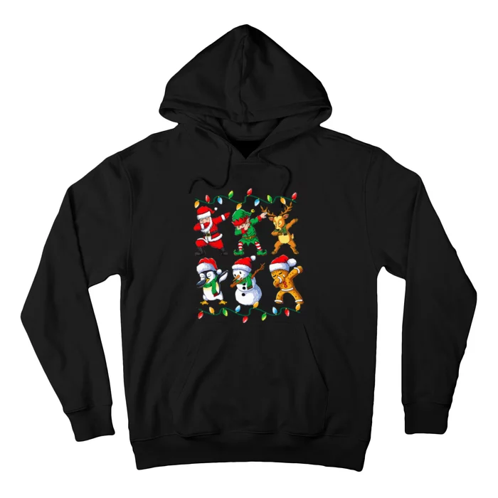 Dabbing Santa Friends Xmas Gifts Christmas Hoodie