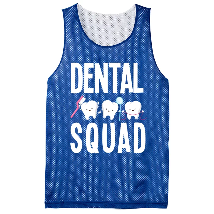 Dental Squad Funny Dental Assistant Dental Hygienist Dentist Cool Gift Mesh Reversible Basketball Jersey Tank