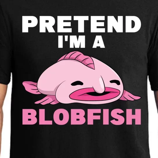 Deep Sea Fish Sea Animal Pretend Im A Blobfish Gift Pajama Set