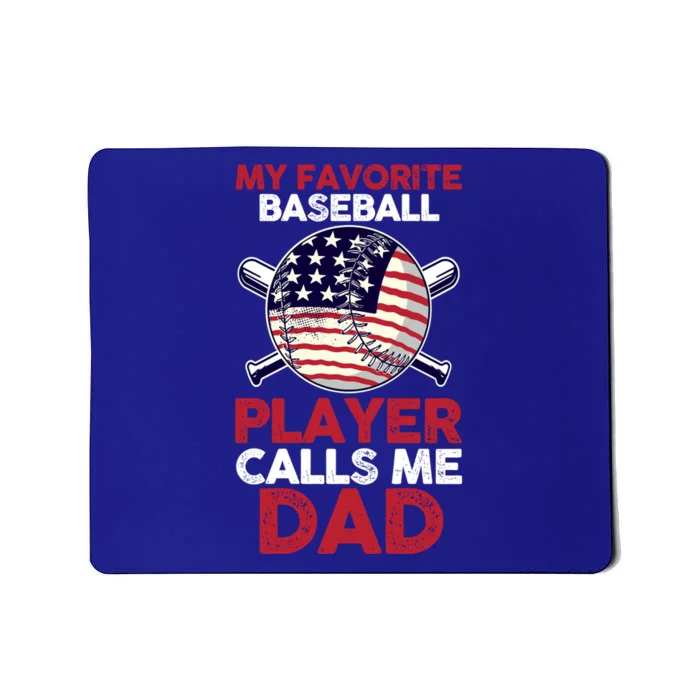 Dad Son Father Baseball Player Gift Mousepad