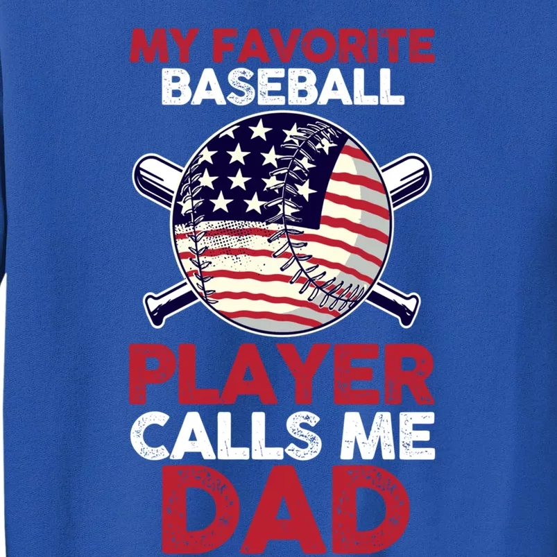 Dad Son Father Baseball Player Gift Tall Sweatshirt