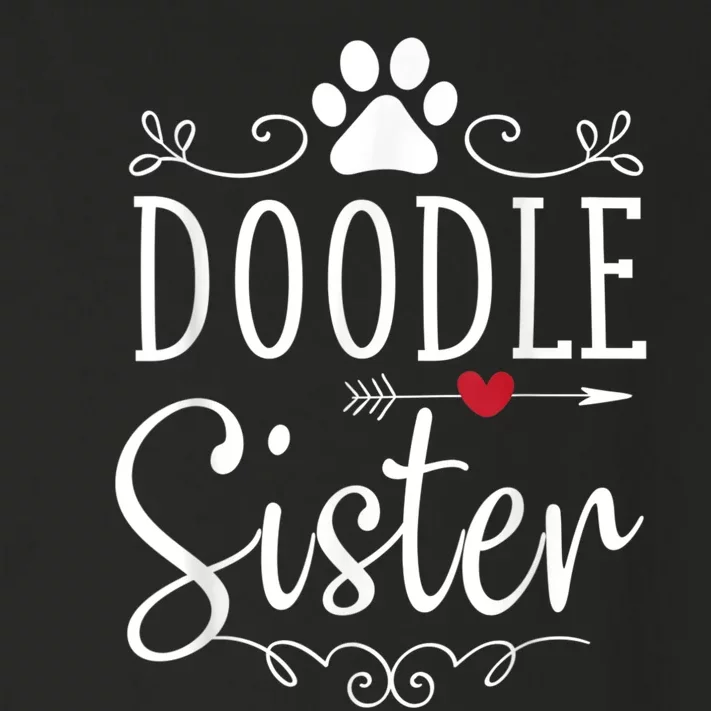 Doodle Sister Funny Doodle Lover Outfit Toddler Long Sleeve Shirt