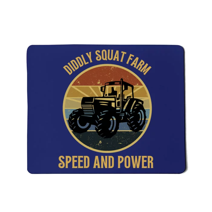 Diddly Squat Farm Speed And Power Tractor Vintage Mousepad