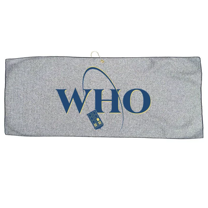 DrWho Sci Fi Show Fan Large Microfiber Waffle Golf Towel