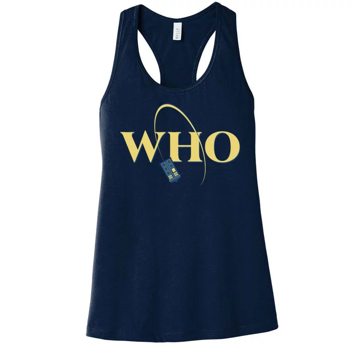 DrWho Sci Fi Show Fan Women's Racerback Tank