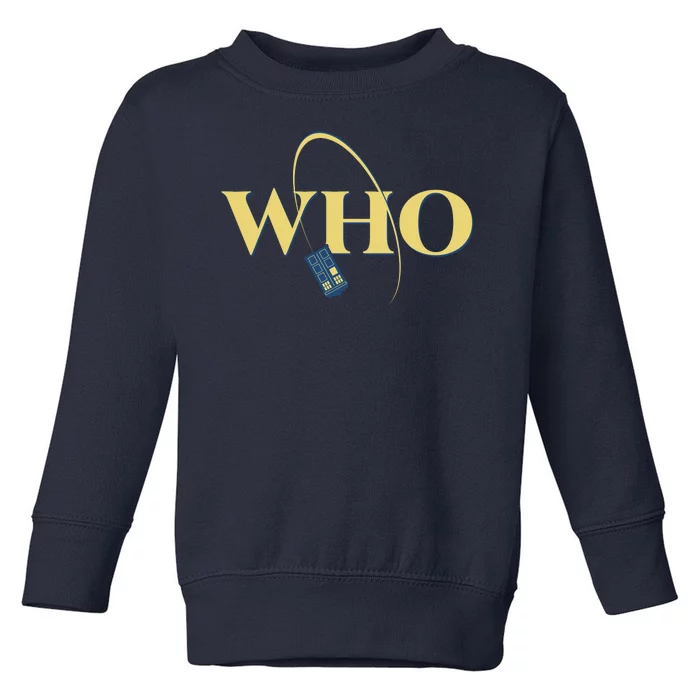 DrWho Sci Fi Show Fan Toddler Sweatshirt