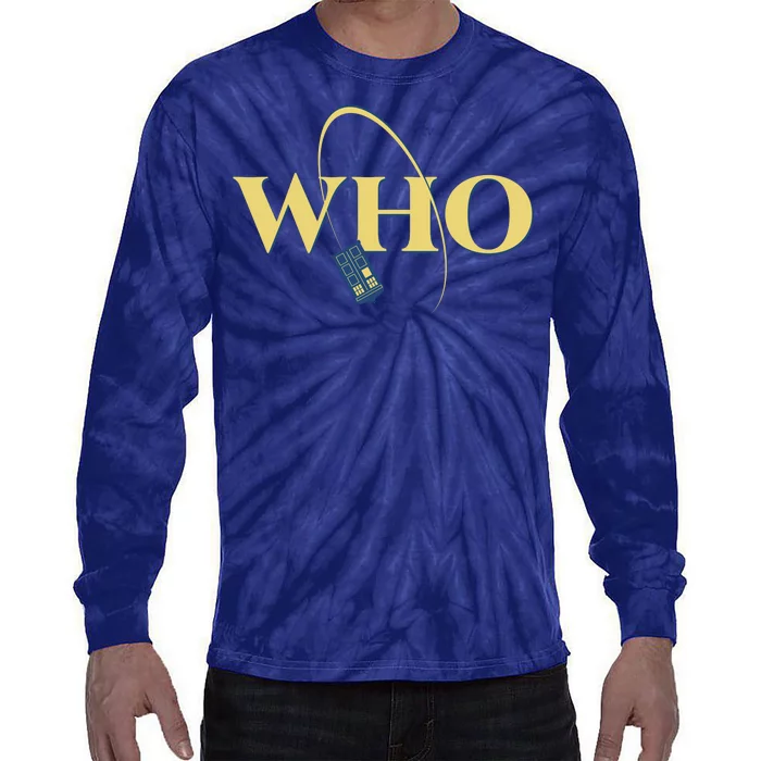 DrWho Sci Fi Show Fan Tie-Dye Long Sleeve Shirt