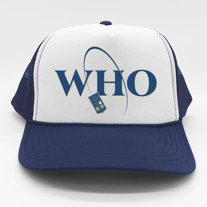 DrWho Sci Fi Show Fan Trucker Hat