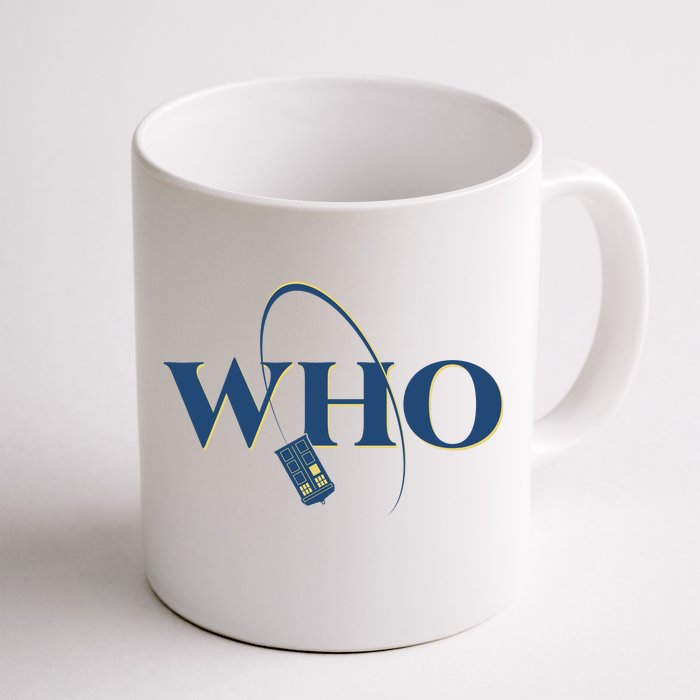 DrWho Sci Fi Show Fan Front & Back Coffee Mug