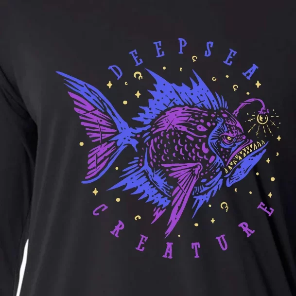 Deep Sea Fish Creature Cooling Performance Long Sleeve Crew