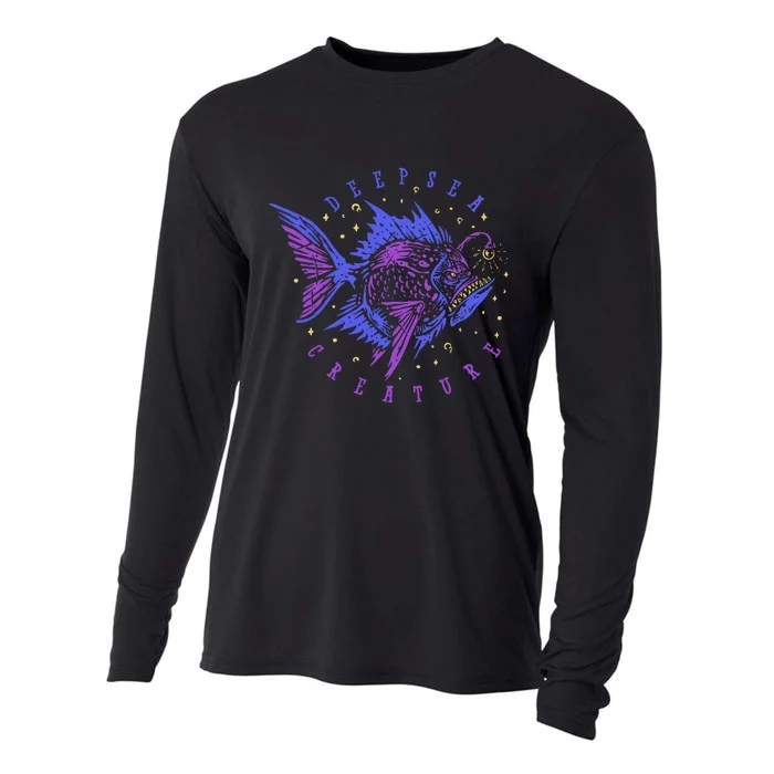 Deep Sea Fish Creature Cooling Performance Long Sleeve Crew