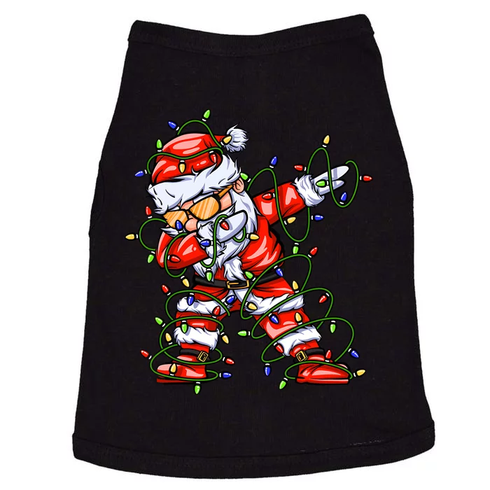 Dabbing Santa For Boy Girl Christmas Tree Lights Doggie Tank