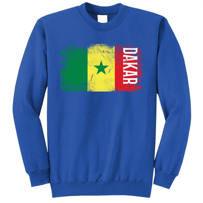 Dakar Senegal Flag Gift For Senegalese Gift Tall Sweatshirt