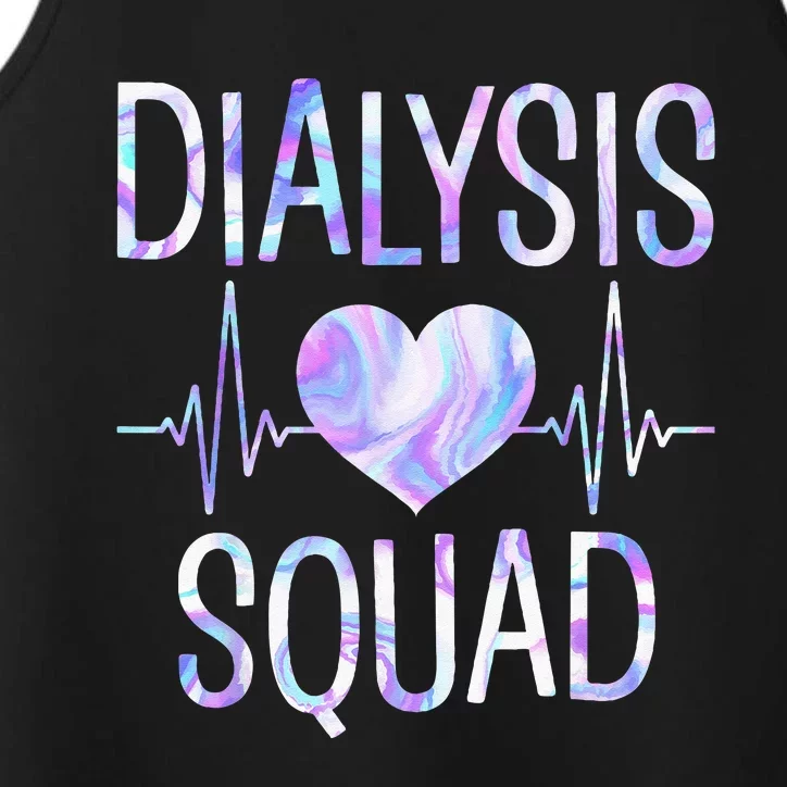 Dialysis Squad Funny Nephrology Hemodialysis Tech Nurse Performance Tank