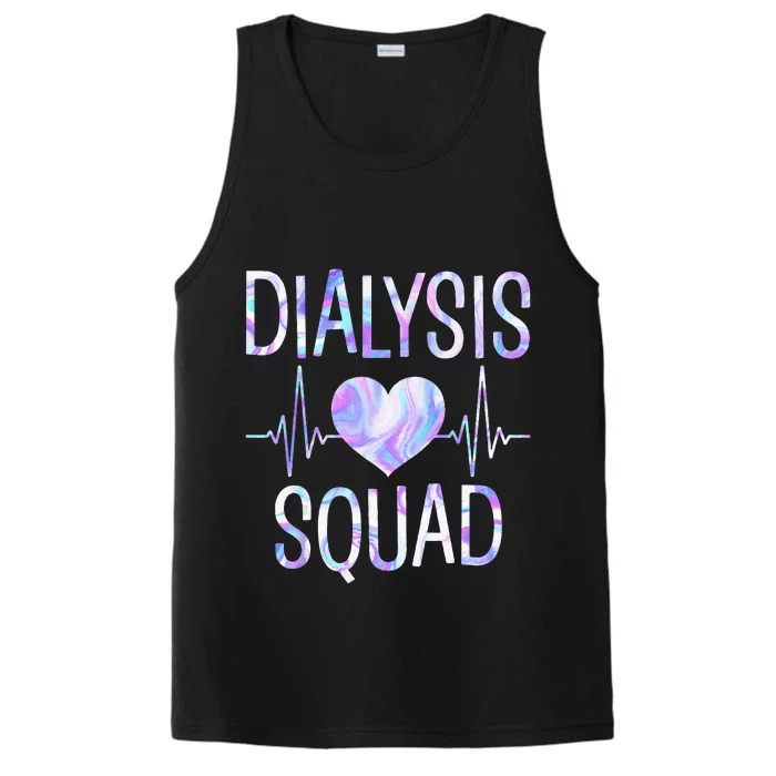 Dialysis Squad Funny Nephrology Hemodialysis Tech Nurse Performance Tank