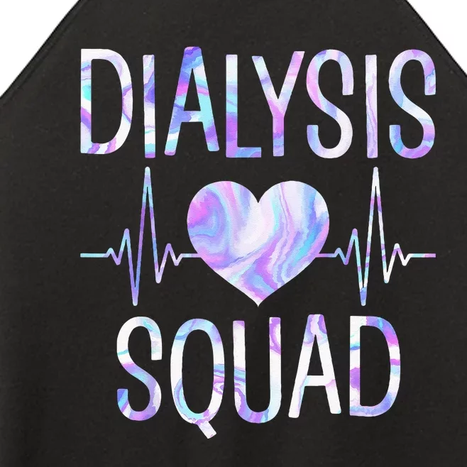 Dialysis Squad Funny Nephrology Hemodialysis Tech Nurse Women’s Perfect Tri Rocker Tank