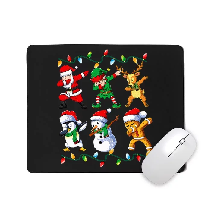 Dabbing Santa Friends Xmas Gifts Christmas Mousepad