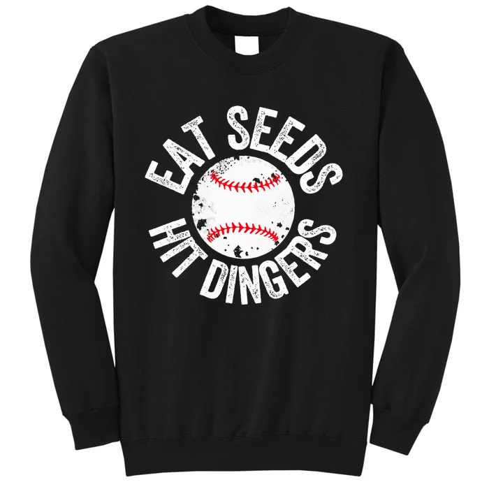 Dingers Seeds Funny Baseball Tall Sweatshirt