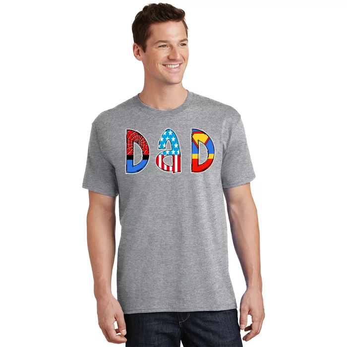 Dad Superhero Father's Day Gift T-Shirt