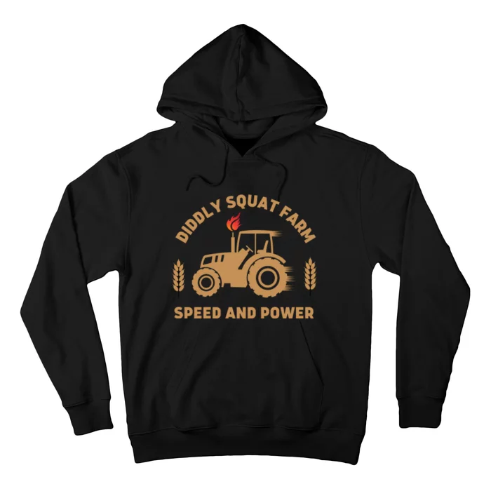 Diddly Squat Farm Speed And Power Tractor Design Hoodie