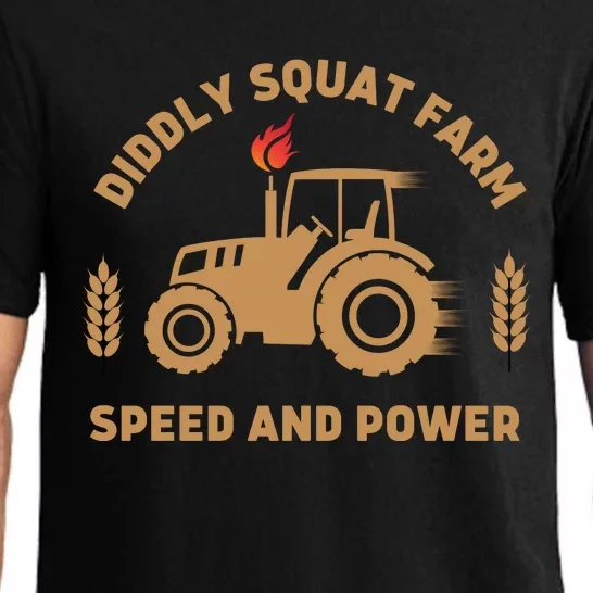 Diddly Squat Farm Speed And Power Tractor Design Pajama Set