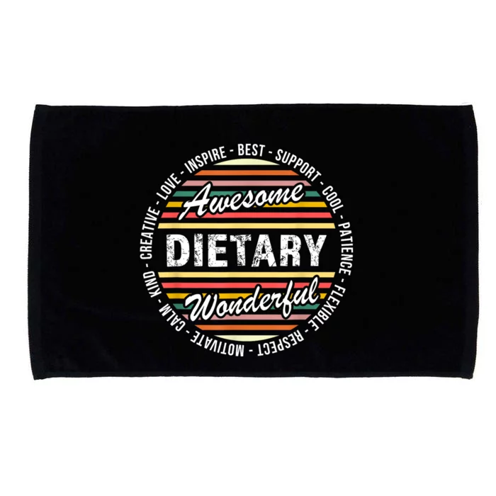 Dietary Shirts Food Service Week Dietary Appreciation Gifts Microfiber Hand Towel