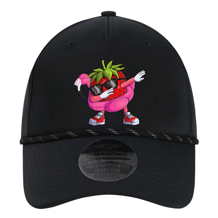 Dabbing Strawberry Flamingo Tropical Aloha Beach Hawaiian Performance The Dyno Cap