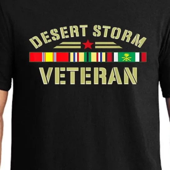 Desert Storm Flag Veteran Day Gift Pajama Set