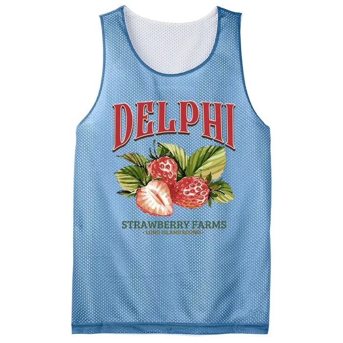 Delphi Strawberry Farms Mesh Reversible Basketball Jersey Tank