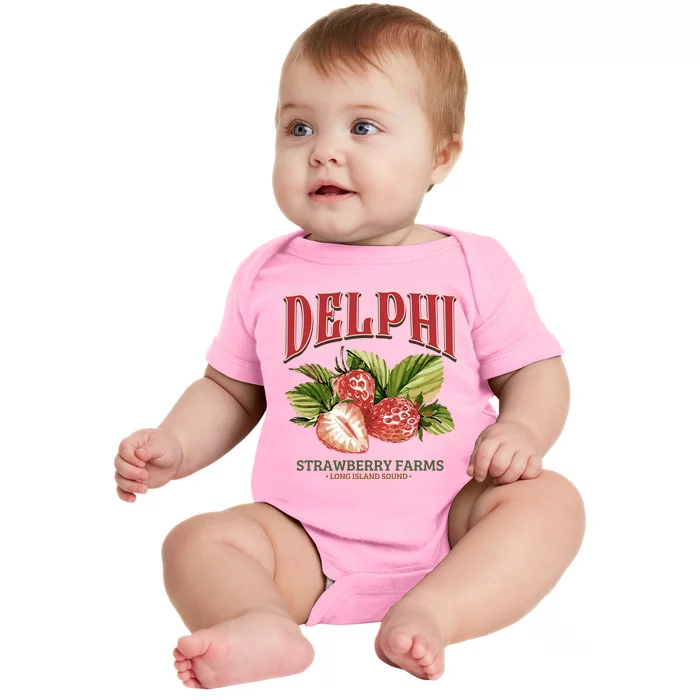 Delphi Strawberry Farms Baby Bodysuit