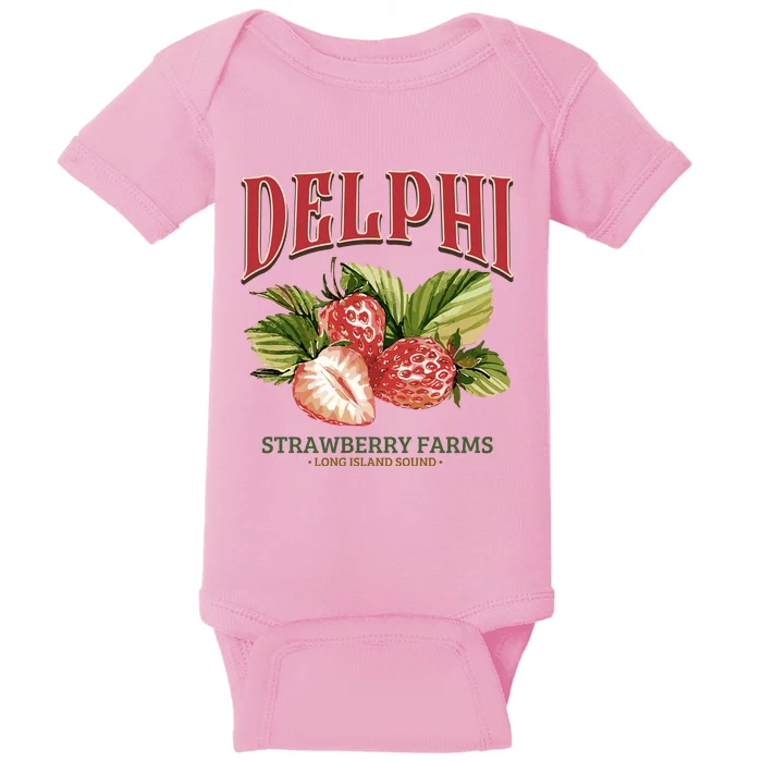 Delphi Strawberry Farms Baby Bodysuit