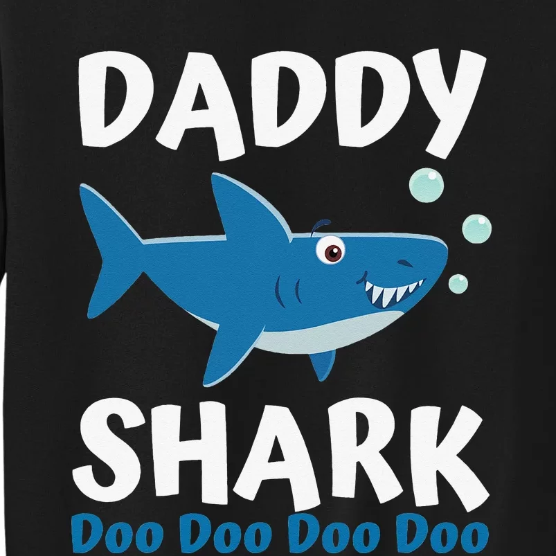 Daddy Shark Fathers Day Gift from Wife Son Daughter Sweatshirt