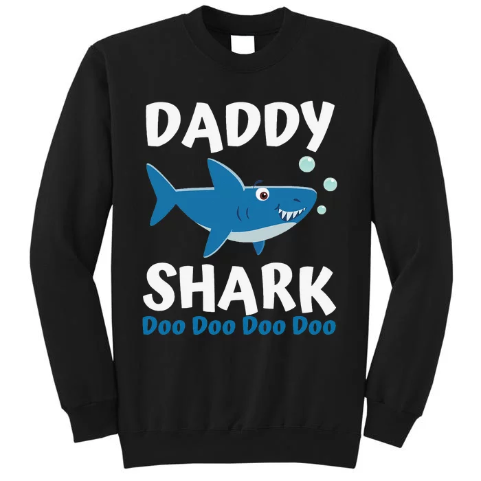 Daddy Shark Fathers Day Gift from Wife Son Daughter Sweatshirt