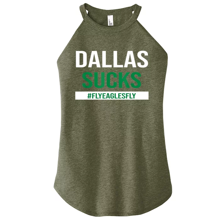 Dallas Sucks Funny Gag Gift For Philly Sports Fans Women’s Perfect Tri Rocker Tank