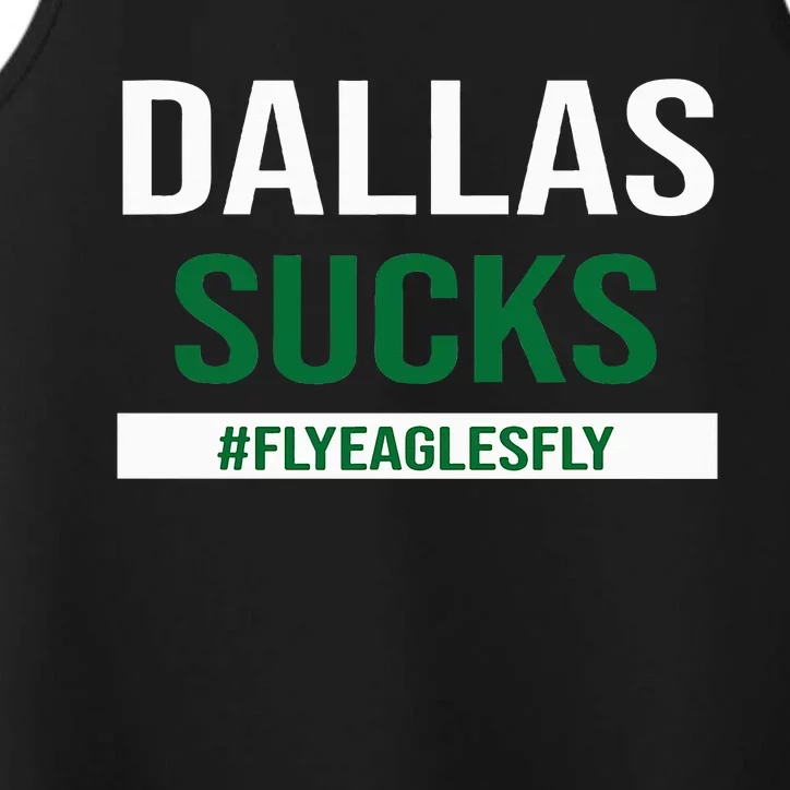 Dallas Sucks Funny Gag Gift for Philly Sports Fans Performance Tank